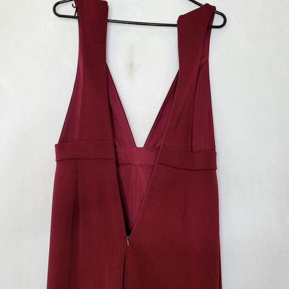 Jaygodfrey Brandon Stretch Crepe Racerback Jumpsuit Size 4 - Picture 10 of 13